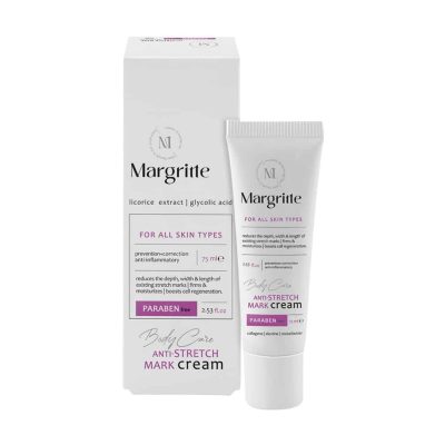 کرم رفع ترک بدن انواع پوست مارگریتAnti Stretch Mark Cream Margritte