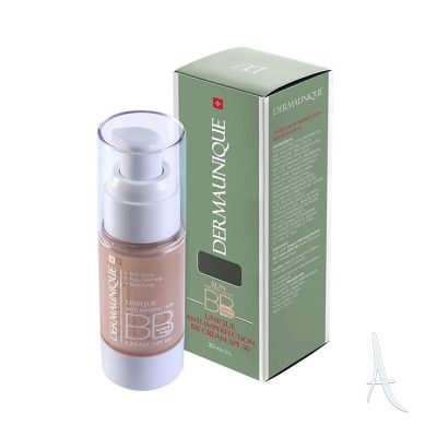 BB کرم رنگی ضدجوش و مات‌کننده چربی درمایونیک بژطبیعی حجم 30 میلی لیترDermauniqe Unique Anti Imperfection BB Cream Spf 15 Natural Beige 30ml